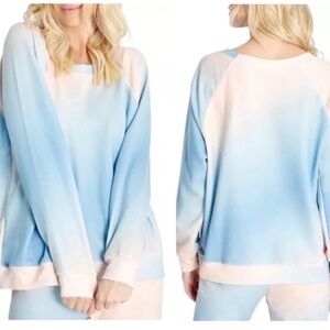 Wildfox Sommers Grottos Watercolor Blend Sweatshirt Size L